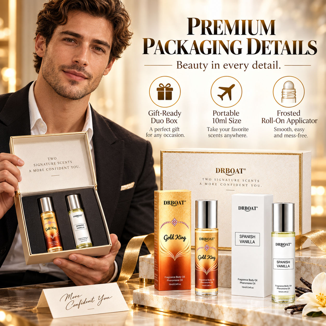 مجموعة عطور زيتية للرجال Duo R - مراجعة Perfume Alcohol Fragrance وسعره