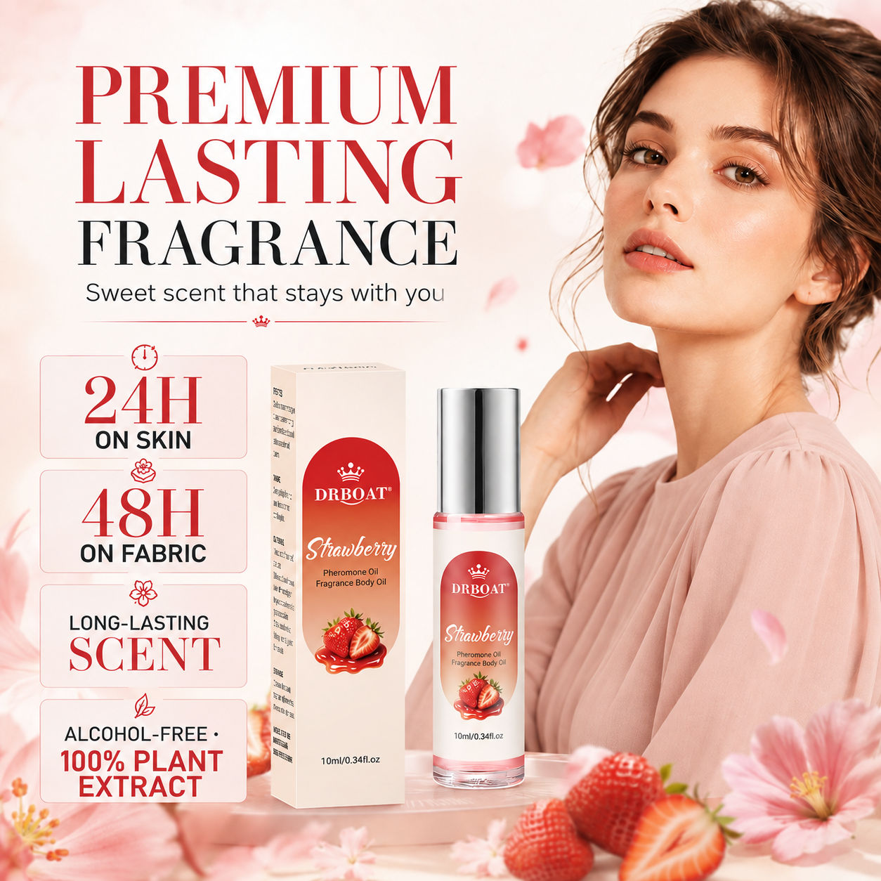 زيت عطر الفراولة للنساء 10 مل، - مراجعة Perfume Fragrance Oil وسعره